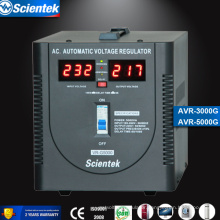 Relay type 3000va 1800w with digital display Voltage Stabilizer AVR Automatic voltage regulator